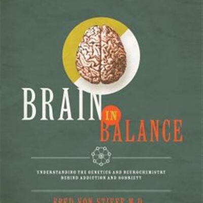 Front cover of Brain in Balance by Fred Von Stieff, M.D., featuring a brain illustration above the title.